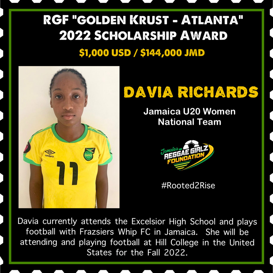 Davia Richards – scholarship